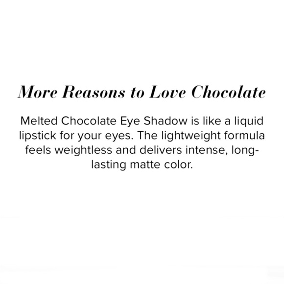 Too Faced Melted Chocolate Matte Eyeshadow in Shade Chocolate Malt, .16 FL. OZ. - Picture 5 of 13